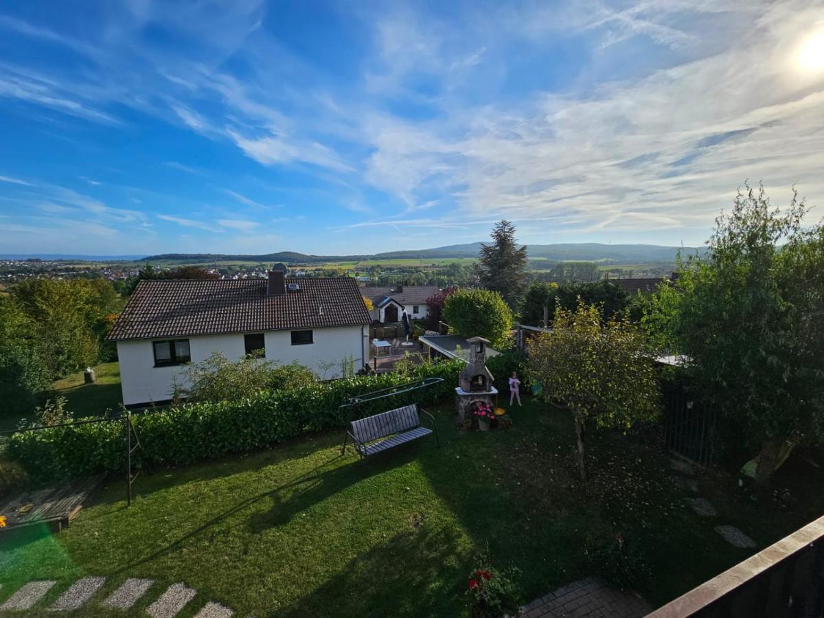 Ferienwohnung Talblick Ahnatal Dış mekan fotoğraf