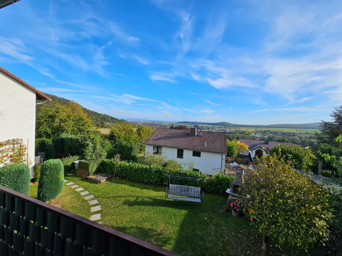 Ferienwohnung Talblick Ahnatal Dış mekan fotoğraf